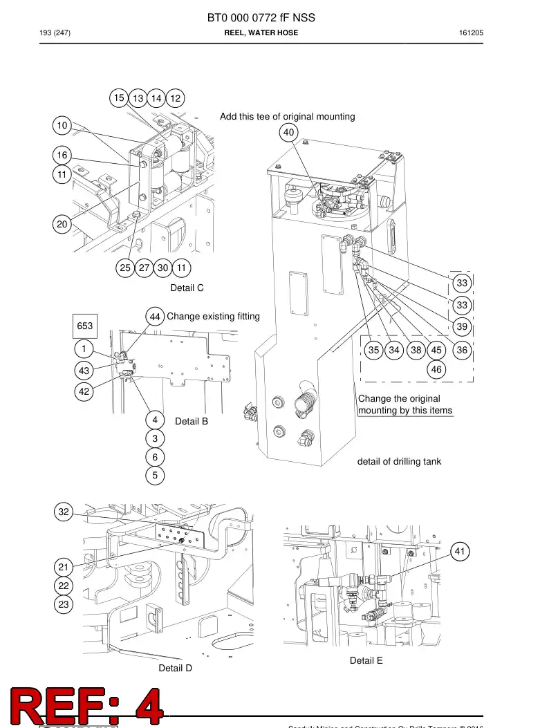 73391010 733 910 10 WASHER - Sandvik Technical Drawing