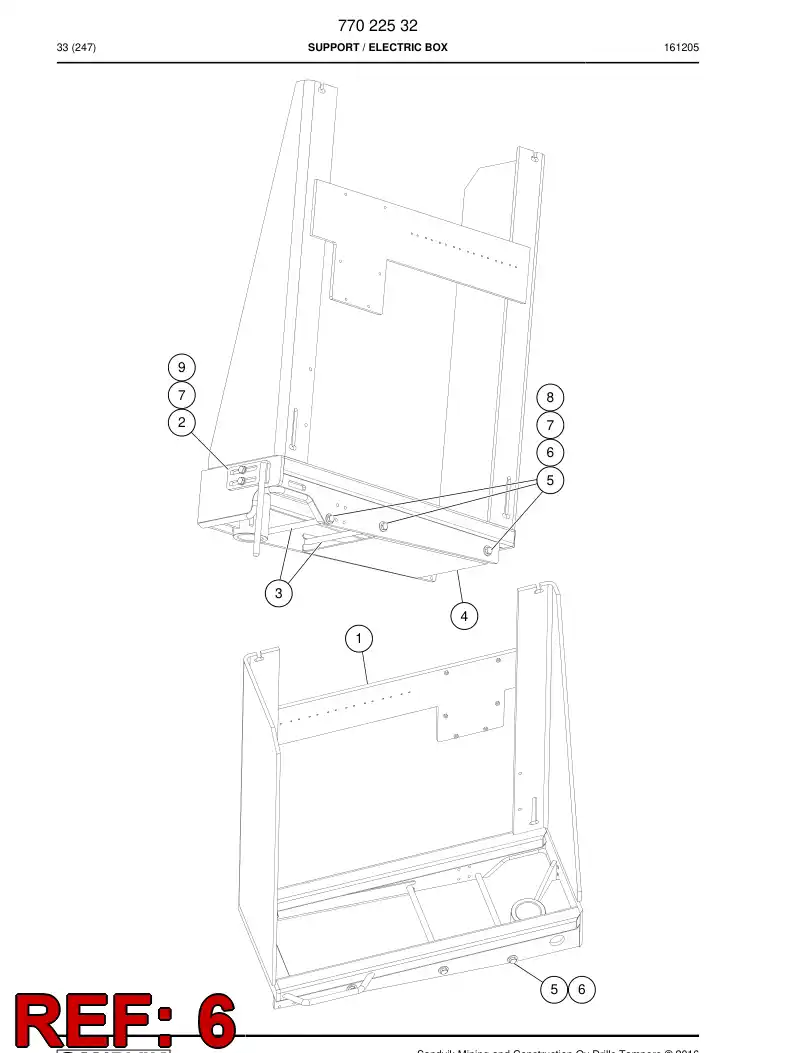 73391210 733 912 10 WASHER - Sandvik Technical Drawing