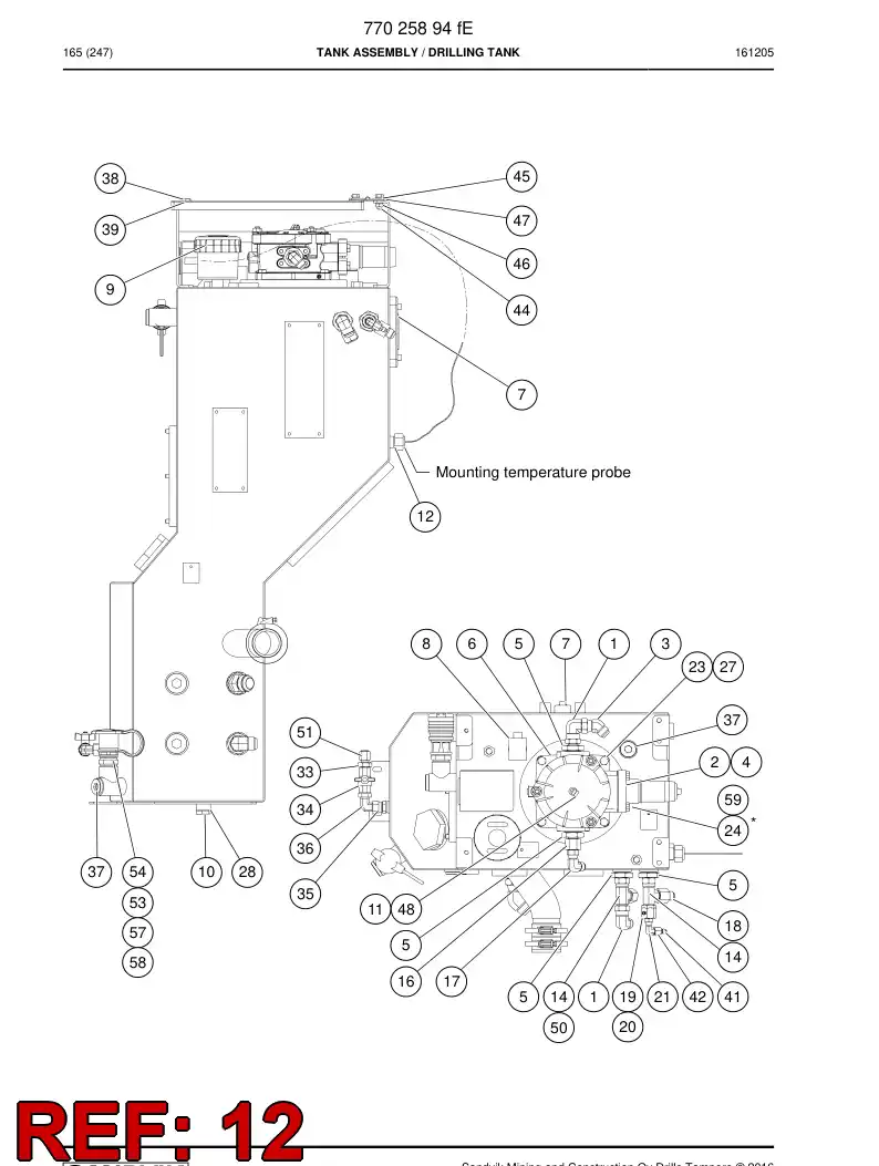 73411820 734 118 20 SEAL - Sandvik Technical Drawing