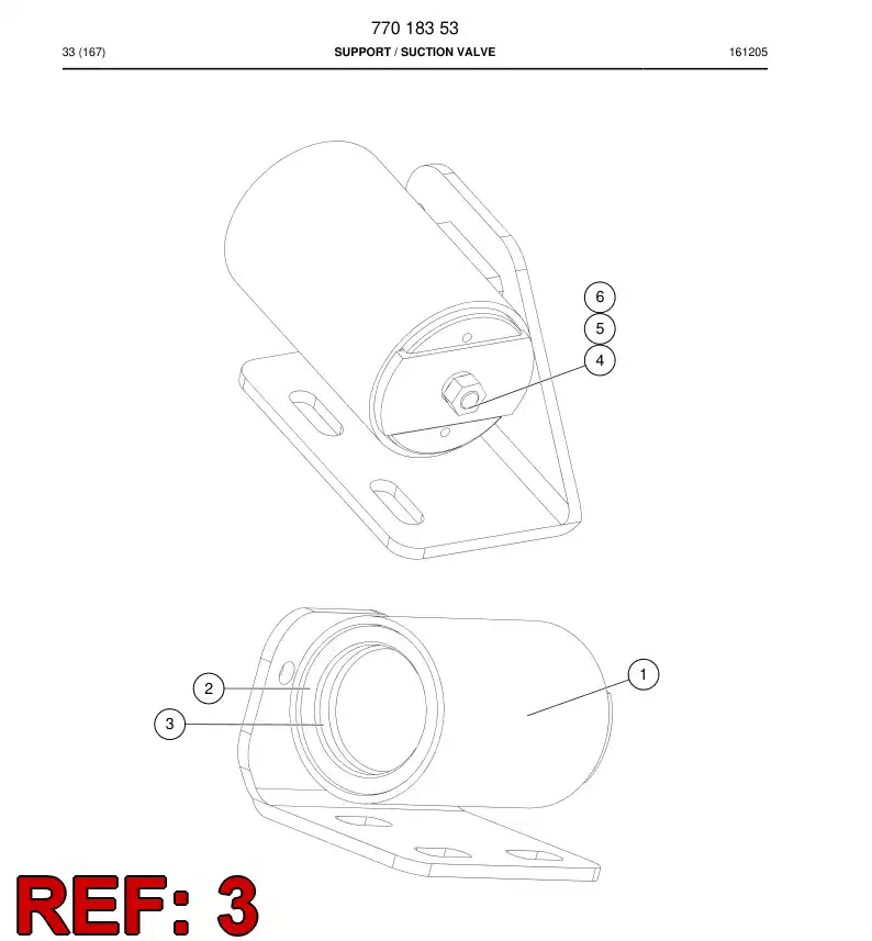 73415044 734 150 44 O-Ring - Sandvik Technical Drawing