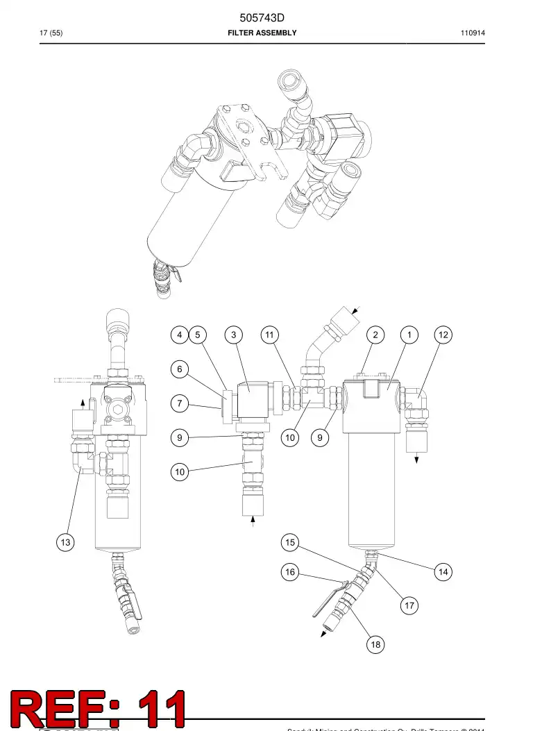 736857 736857 Adapter - Sandvik Technical Drawing