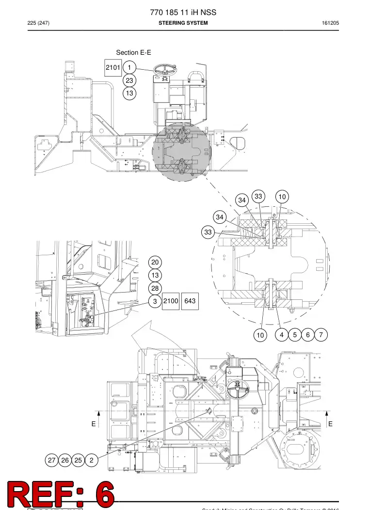 73690123 736 901 23 Nut - Sandvik Technical Drawing