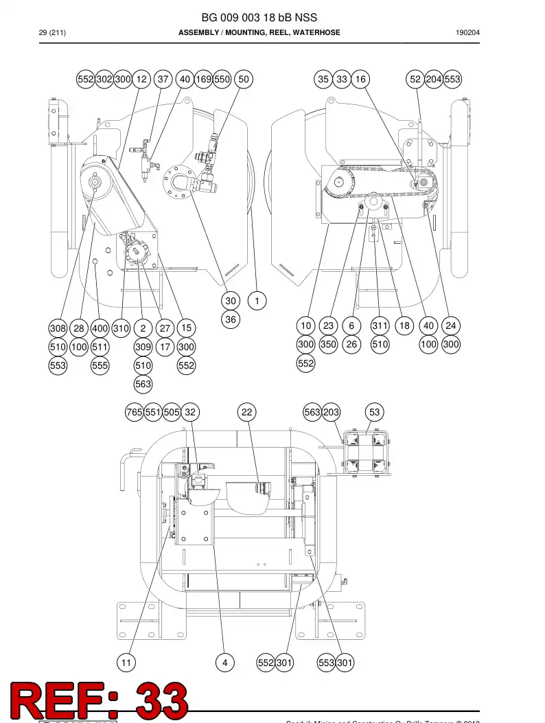 73690208 736 902 08 NUT - Sandvik Technical Drawing