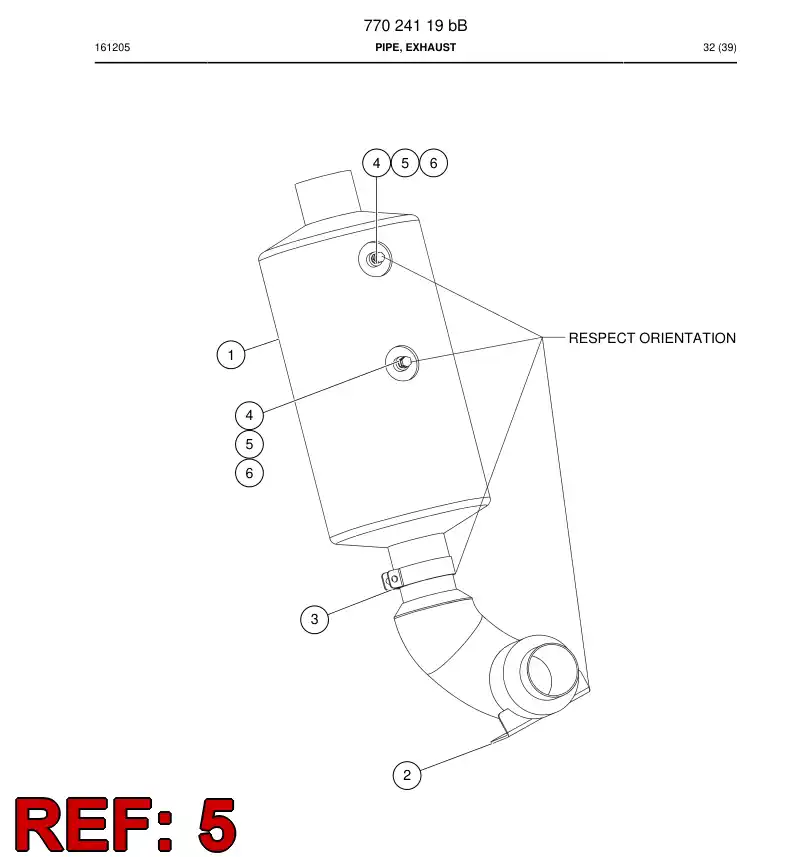 73691708 736 917 08 Nut - Sandvik Technical Drawing