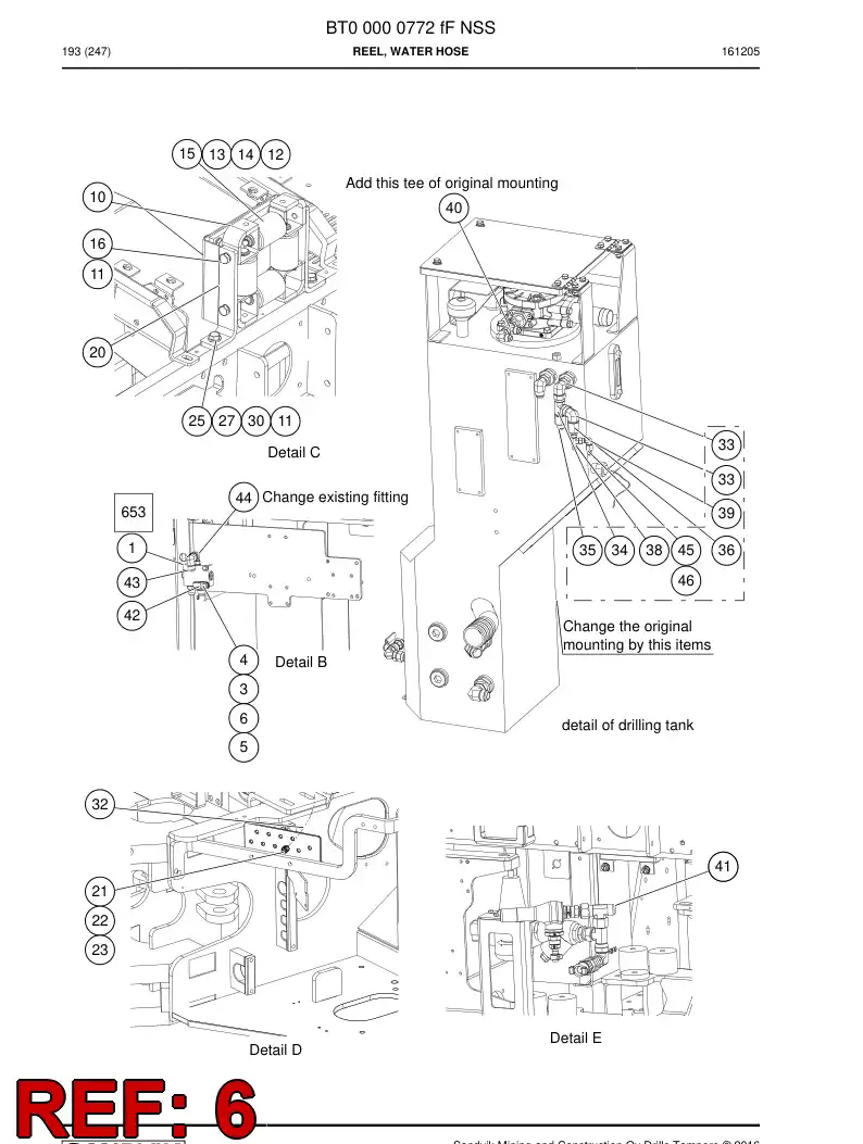 73700218 737 002 18 Hexagon head screw - Sandvik Technical Drawing