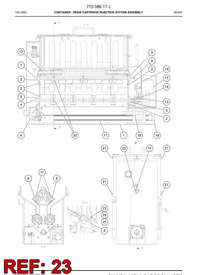 73702132 737 021 32 Screw - Sandvik Technical Drawing