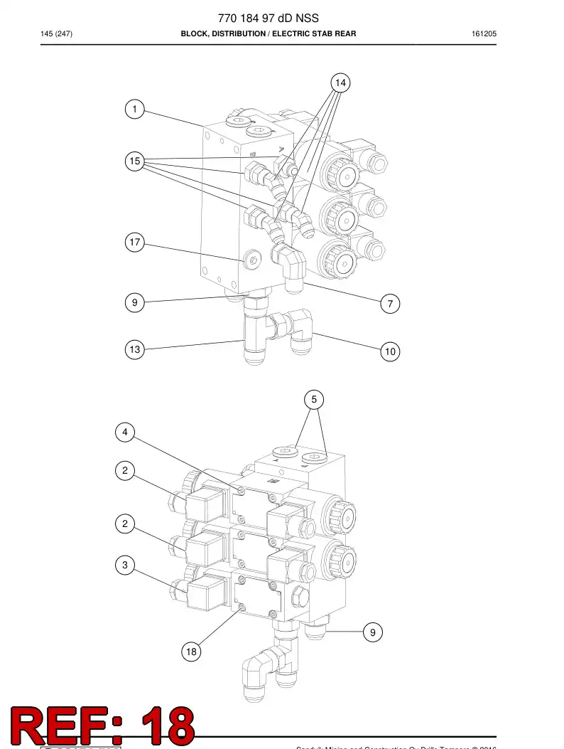 73702146 737 021 46 SCREW - Sandvik Technical Drawing