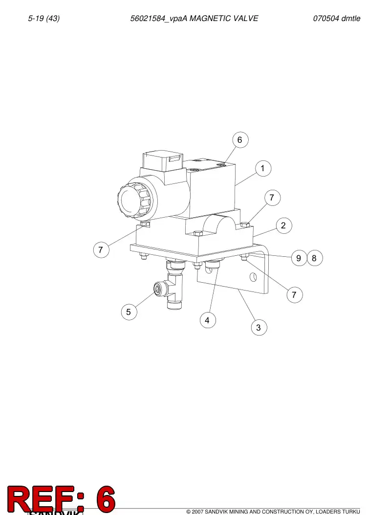 73702153 737 021 53 Hexagon socket head screw (full thread) - Sandvik Technical Drawing