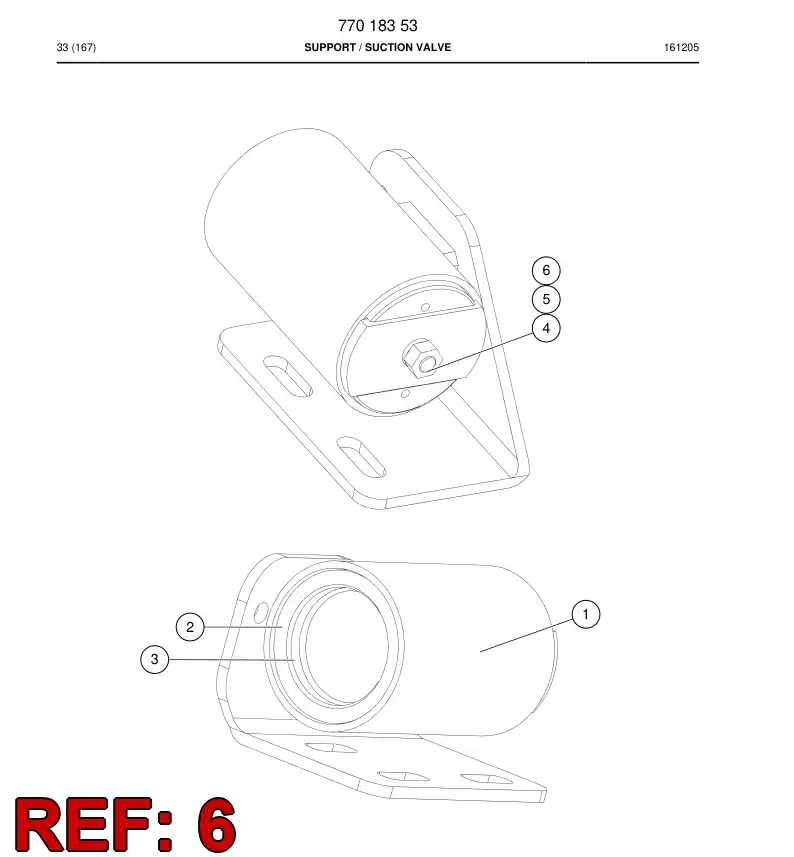 73703024 737 030 24 Screw - Sandvik Technical Drawing