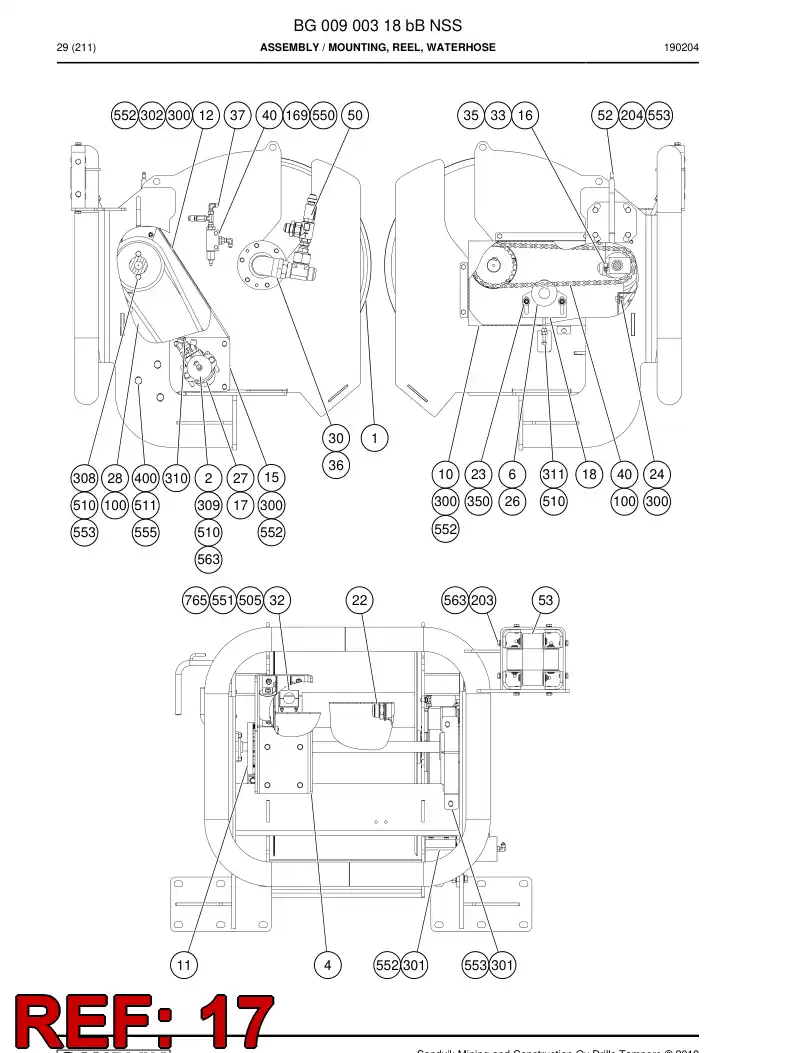 73703122 737 031 22 SCREW - Sandvik Technical Drawing