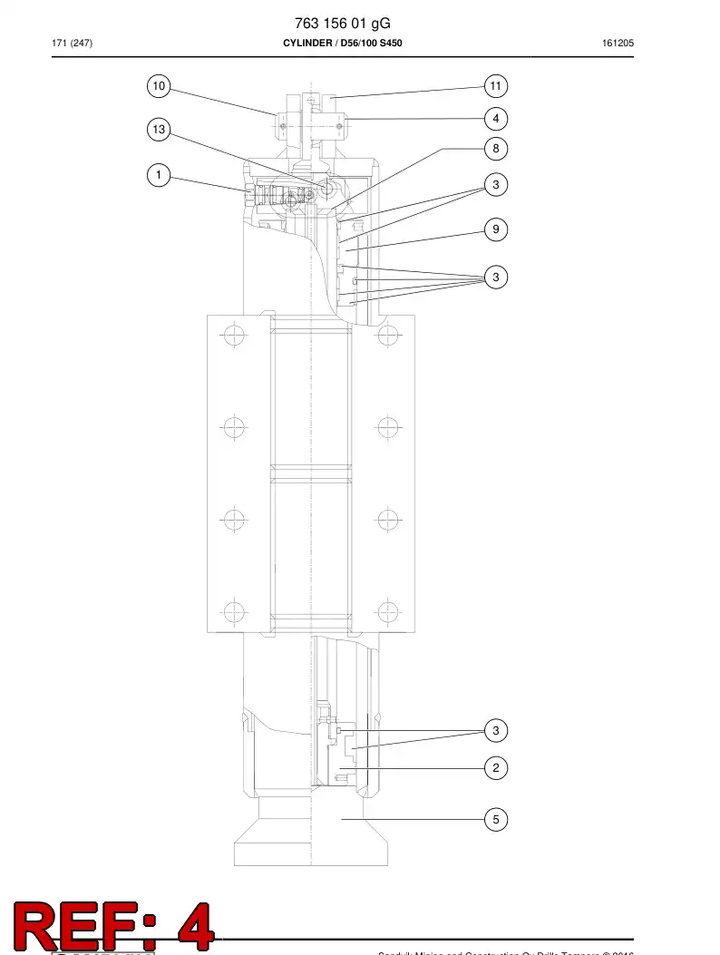 73730246 737 302 46 Spring-type straight pin - Sandvik Technical Drawing
