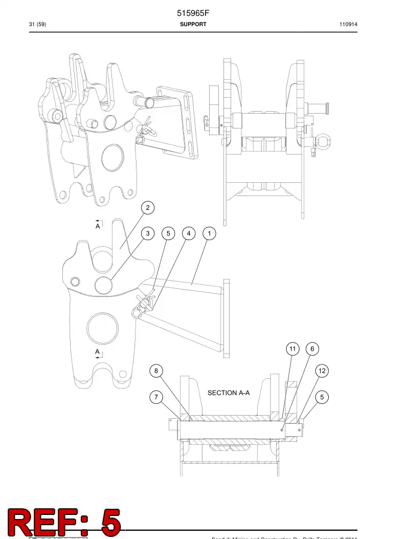 737981 737981 Spring-type straight pin - Sandvik Technical Drawing
