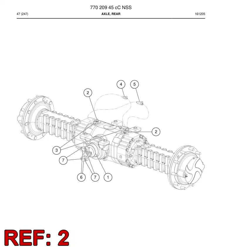 73801807 738 018 07 STRAIGHT ADAPTOR - Sandvik Technical Drawing