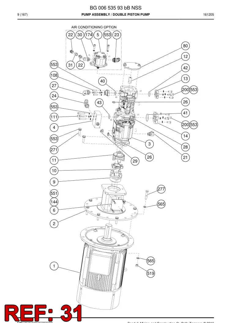 73802507 738 025 07 Fitting - Sandvik Technical Drawing