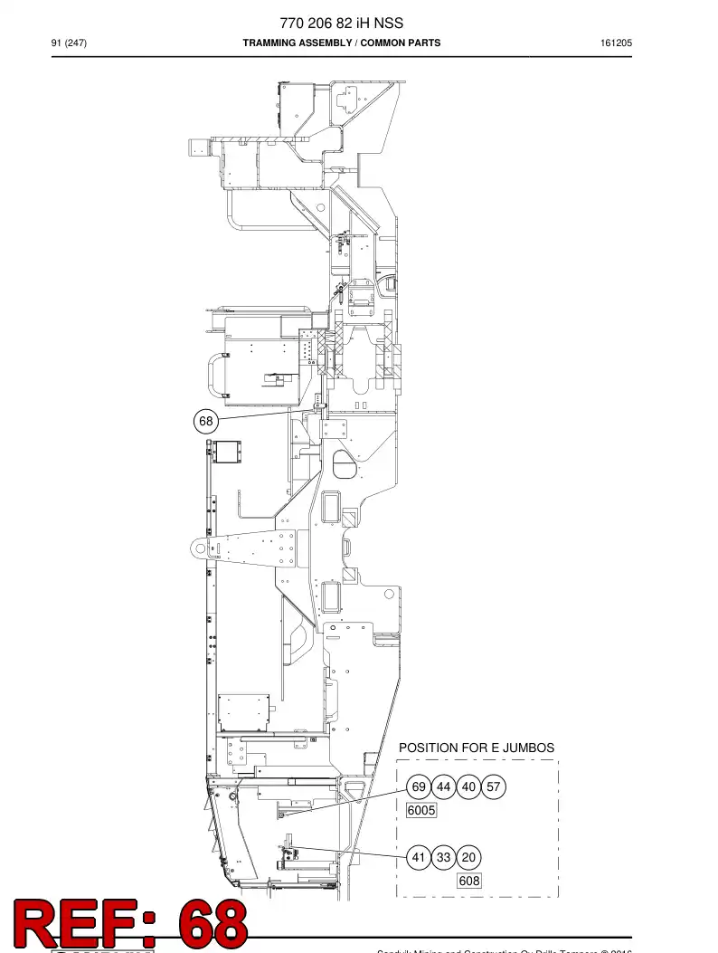 73803420 738 034 20 Fitting - Sandvik Technical Drawing