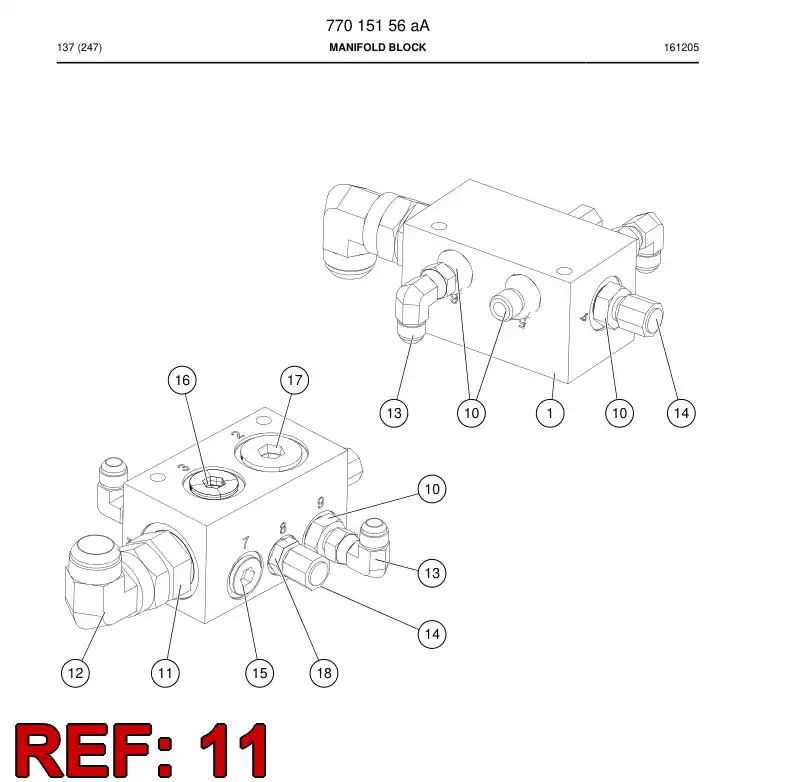 73803865 738 038 65 Adapter - Sandvik Technical Drawing
