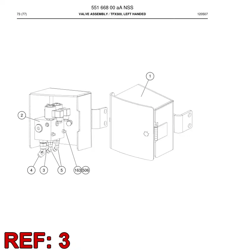 73809625 738 096 25 ADAPTER - Sandvik Technical Drawing