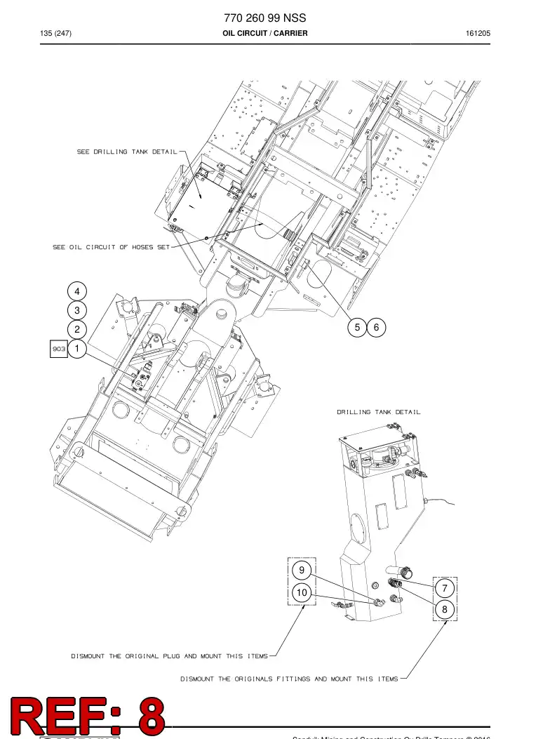 73809629 738 096 29 Adapter - Sandvik Technical Drawing
