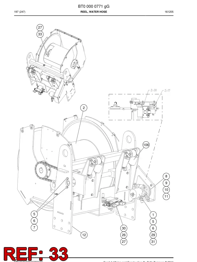 73813354 738 133 54 STRAP - Sandvik Technical Drawing