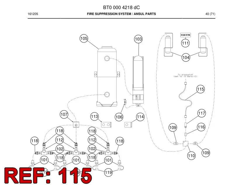 73820001a 738 200 01a Hose - Sandvik Technical Drawing