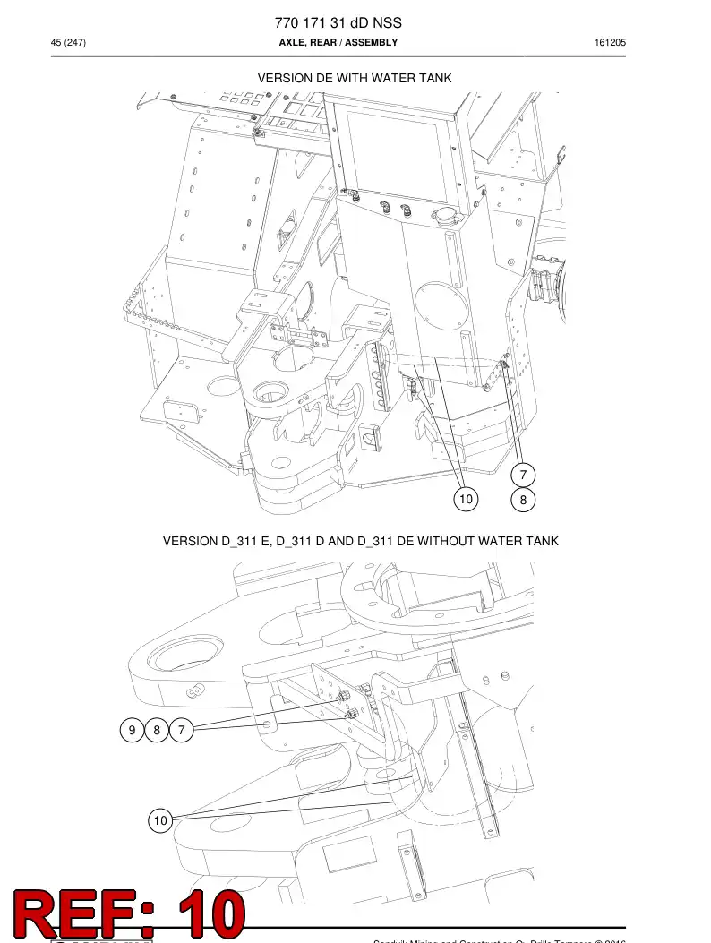 73822520 738 225 20 HOSE - Sandvik Technical Drawing