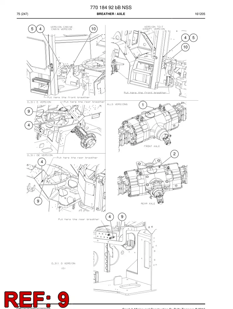 73822532 738 225 32 HOSE - Sandvik Technical Drawing