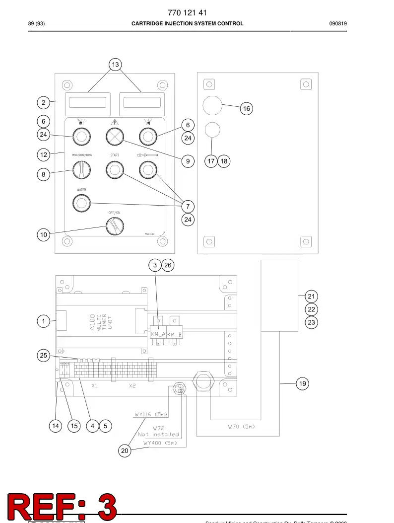74021071a 740 210 71a Relay - Sandvik Technical Drawing