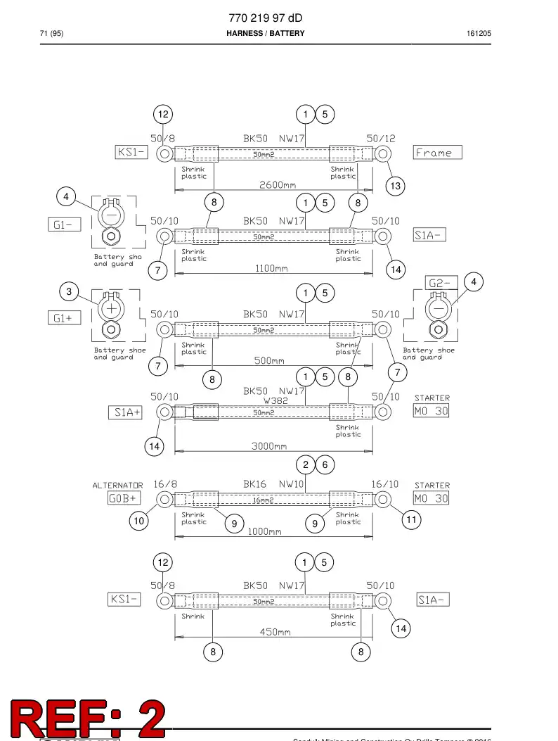 74034373 740 343 73 WIRE - Sandvik Technical Drawing