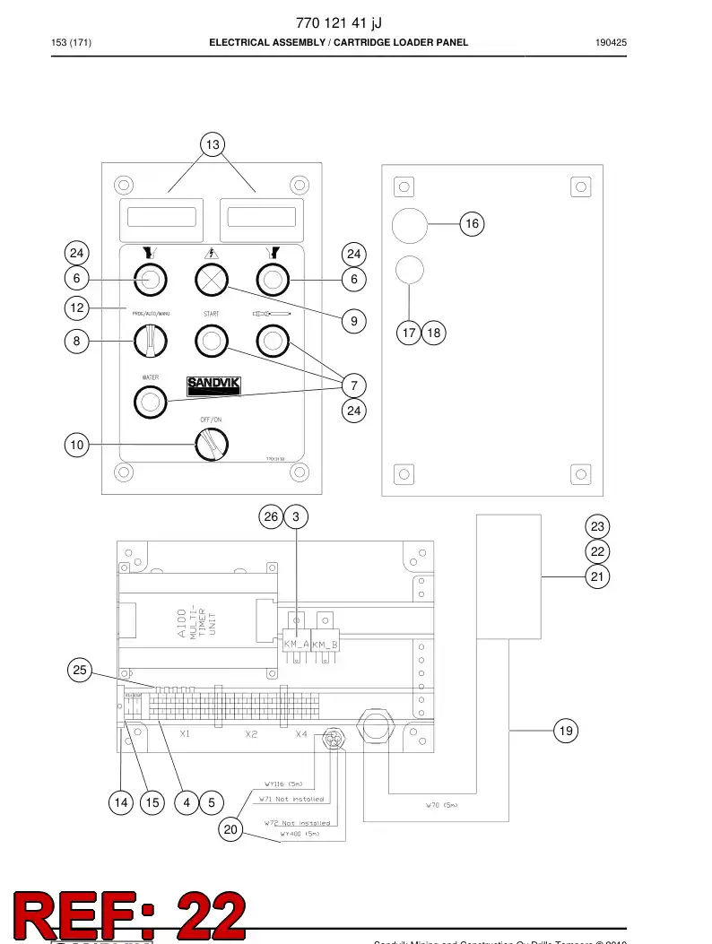 74196442a 741 964 42a Socket - Sandvik Technical Drawing