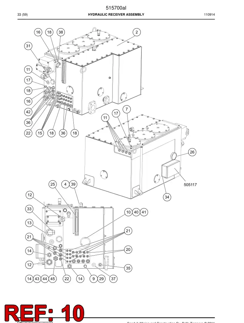 750462 750462 Bolt - Sandvik Technical Drawing