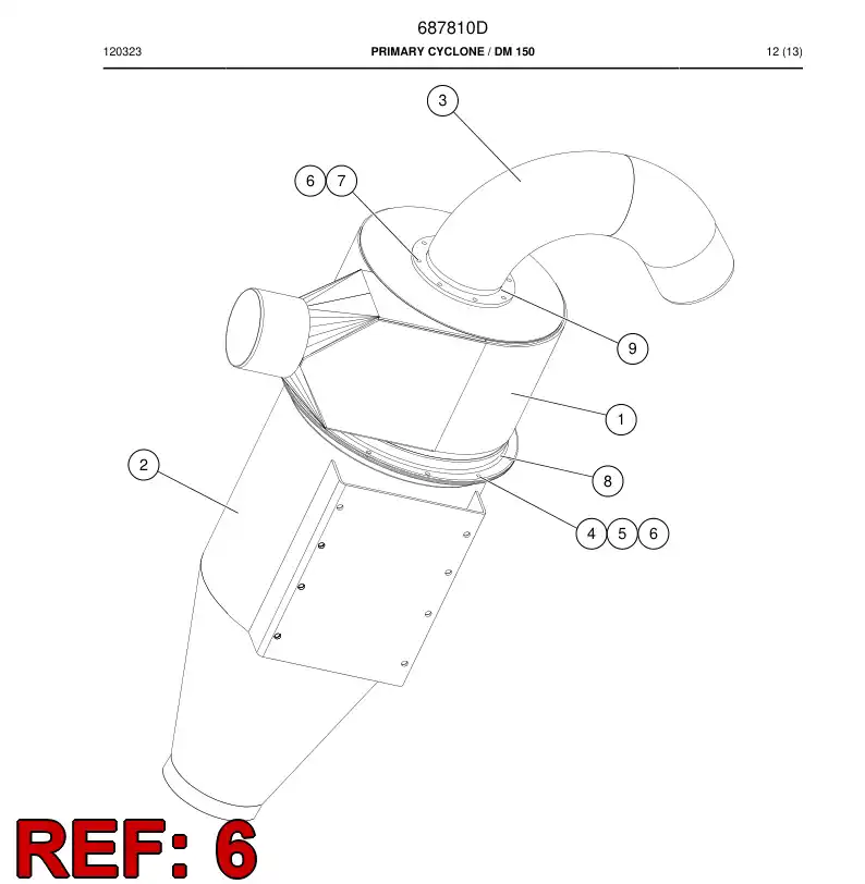 750476 750476 Washer - Sandvik Technical Drawing