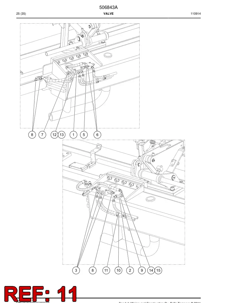 751122 751122 Bolt - Sandvik Technical Drawing