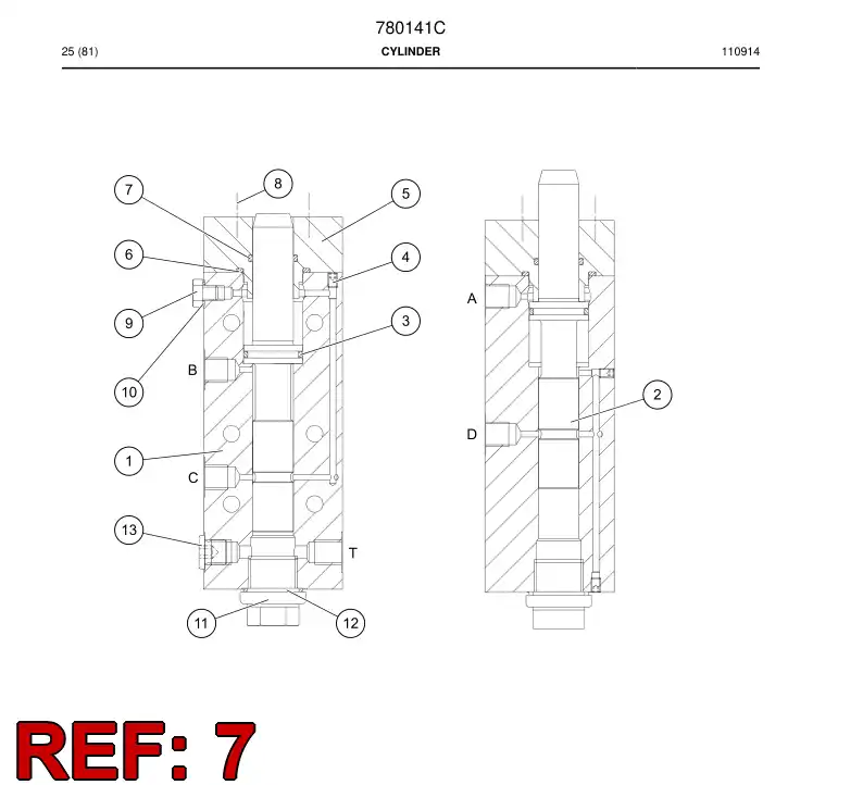 752121 752121 O-ring - Sandvik Technical Drawing