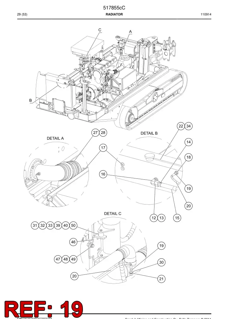 752153 752153 Hose clamp - Sandvik Technical Drawing