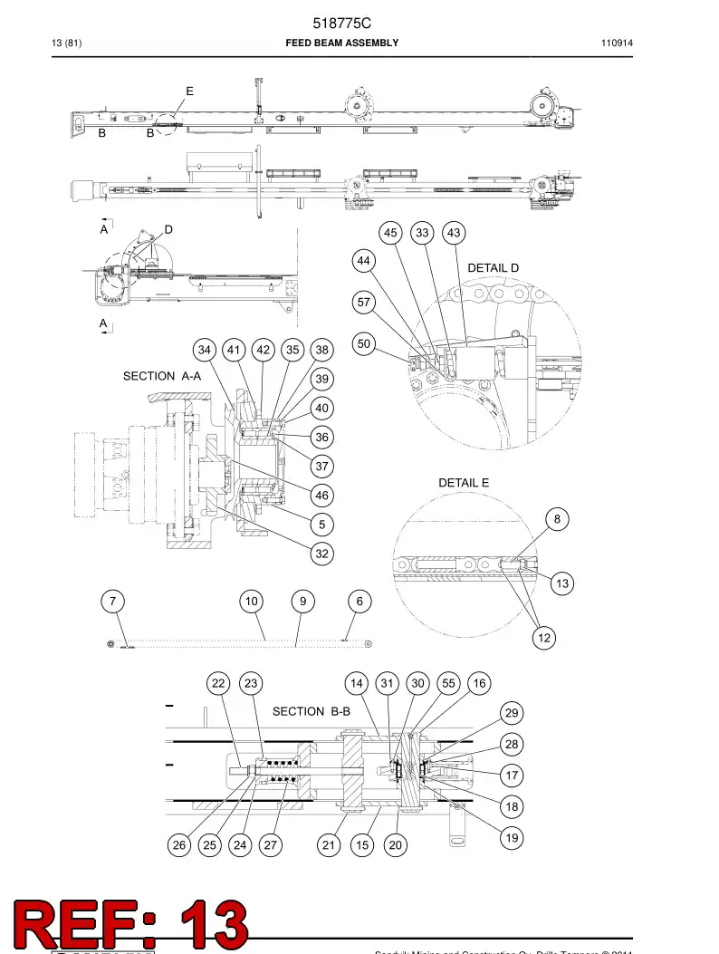 753711 753711 Nut - Sandvik Technical Drawing