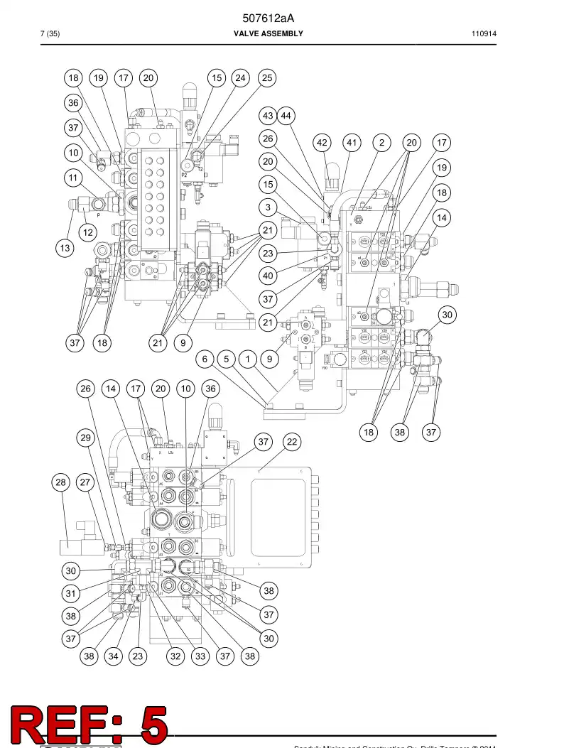 754130 754130 Bolt - Sandvik Technical Drawing
