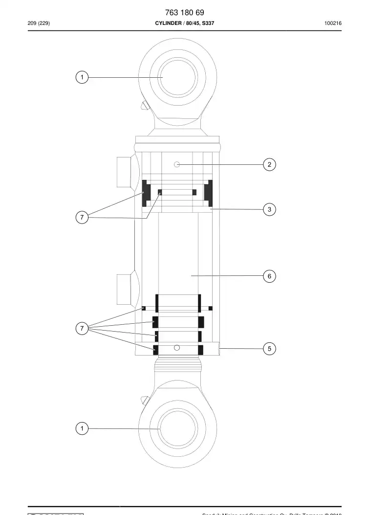 75463235 754 632 35 Guide - Sandvik Technical Drawing