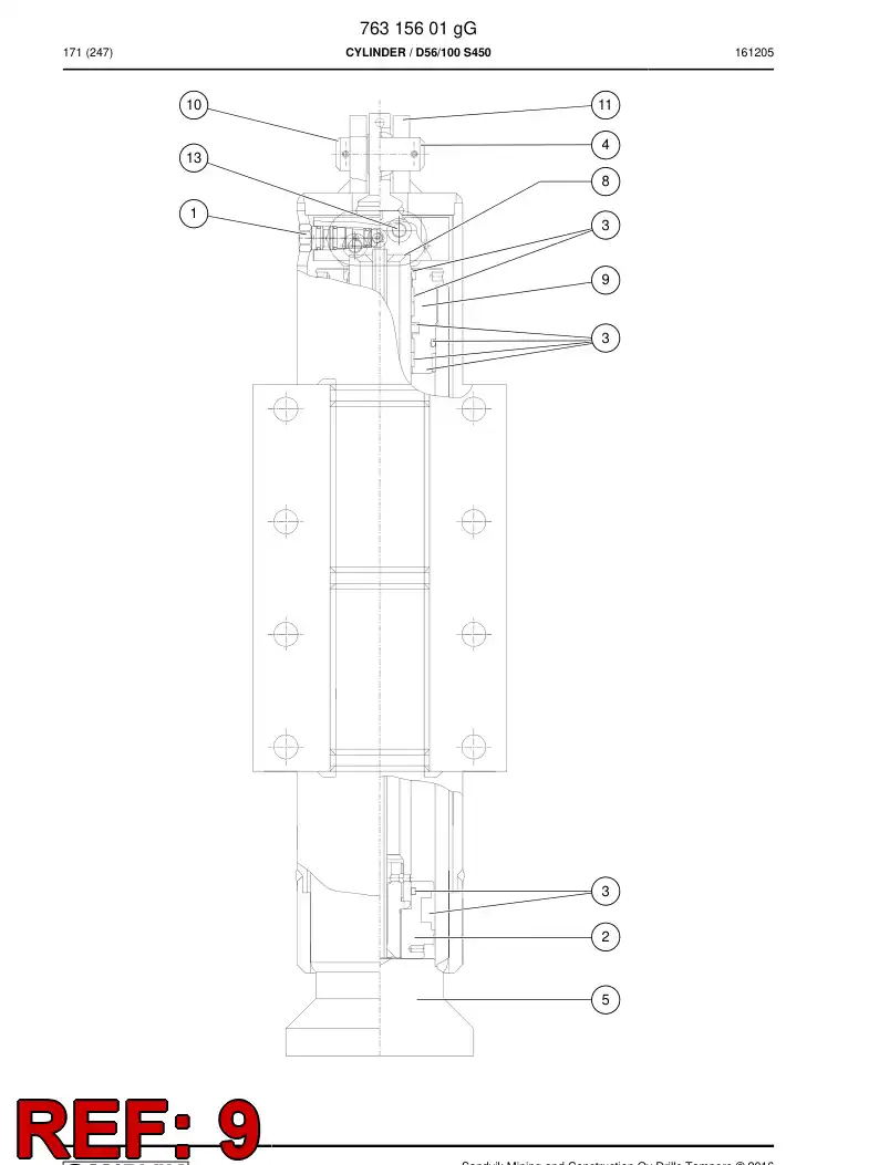 75463238 754 632 38 Guide - Sandvik Technical Drawing