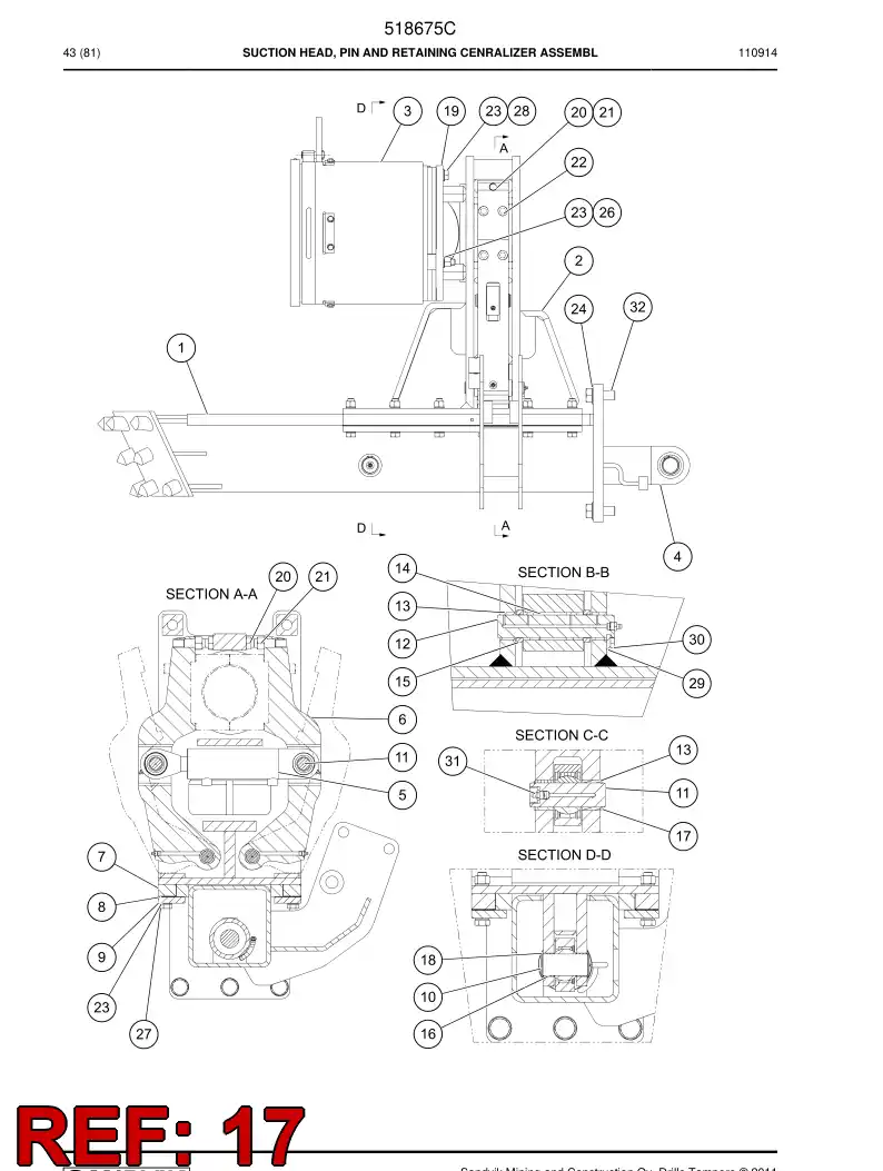 754960 754960 Circlip - Sandvik Technical Drawing