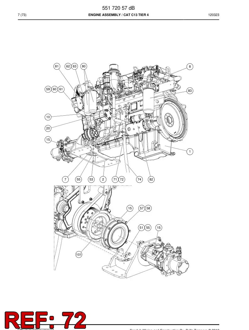 755765 755765 Clamp, Hose - Sandvik Technical Drawing