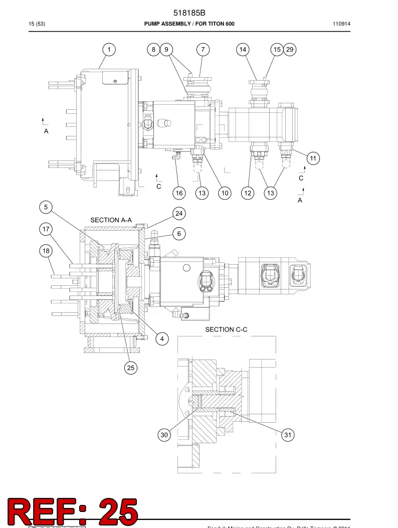 758131 758131 Bolt - Sandvik Technical Drawing