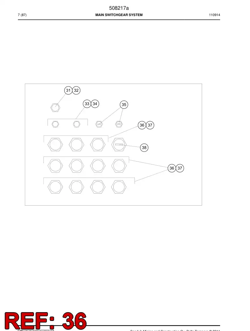 758381 758381 Gland - Sandvik Technical Drawing