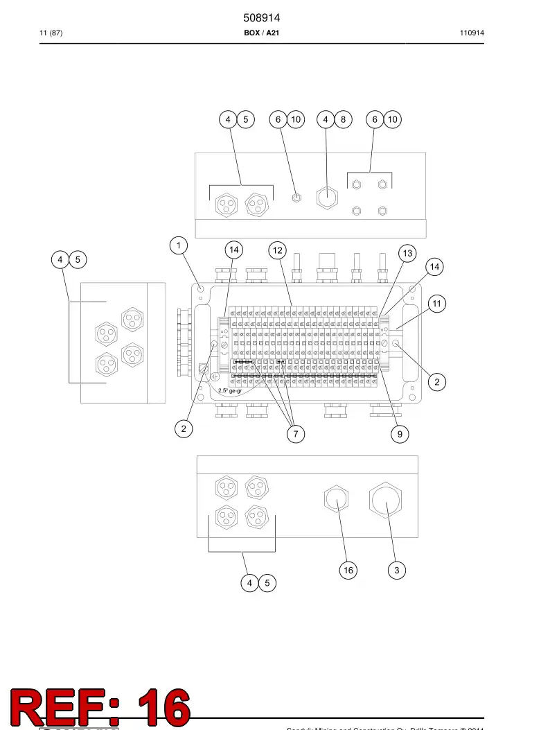 758382 758382 Gland - Sandvik Technical Drawing