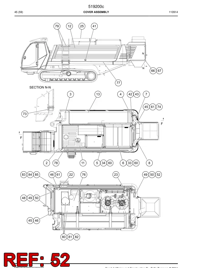 758442 758442 Bolt - Sandvik Technical Drawing