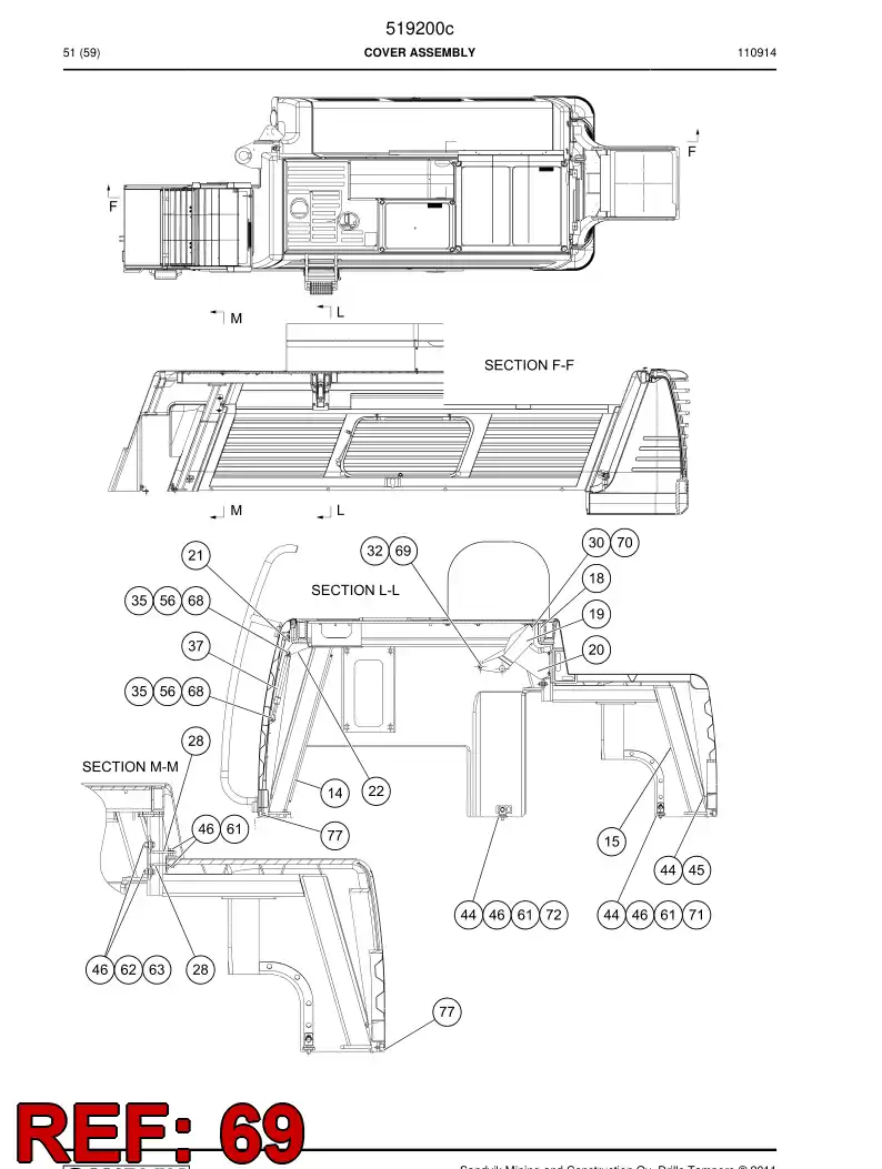 762783 762783 Retaining ring - Sandvik Technical Drawing
