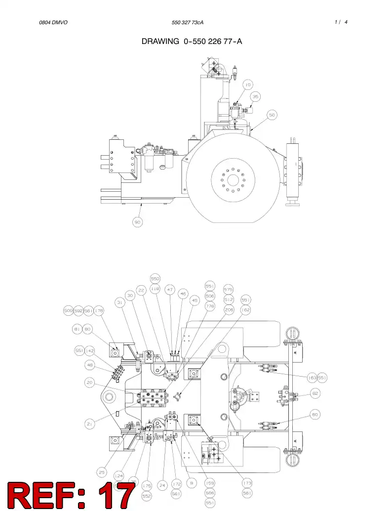 76315601 763 156 01 JACK - Sandvik Technical Drawing
