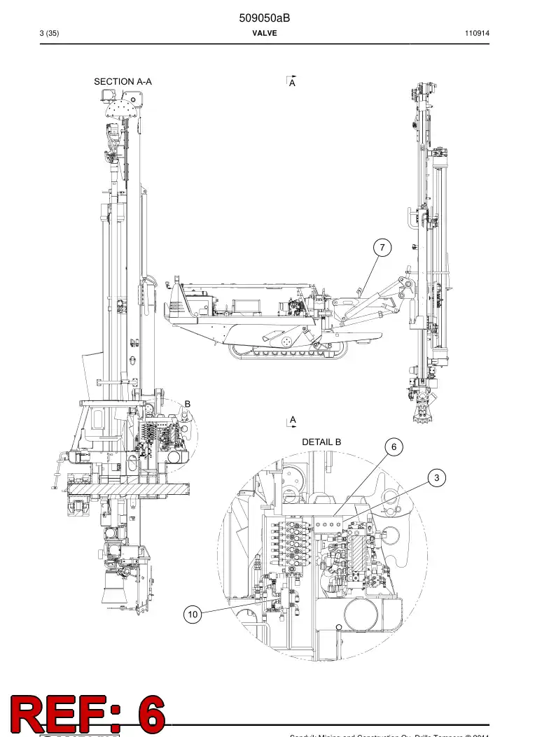 764819 764819 Bolt - Sandvik Technical Drawing