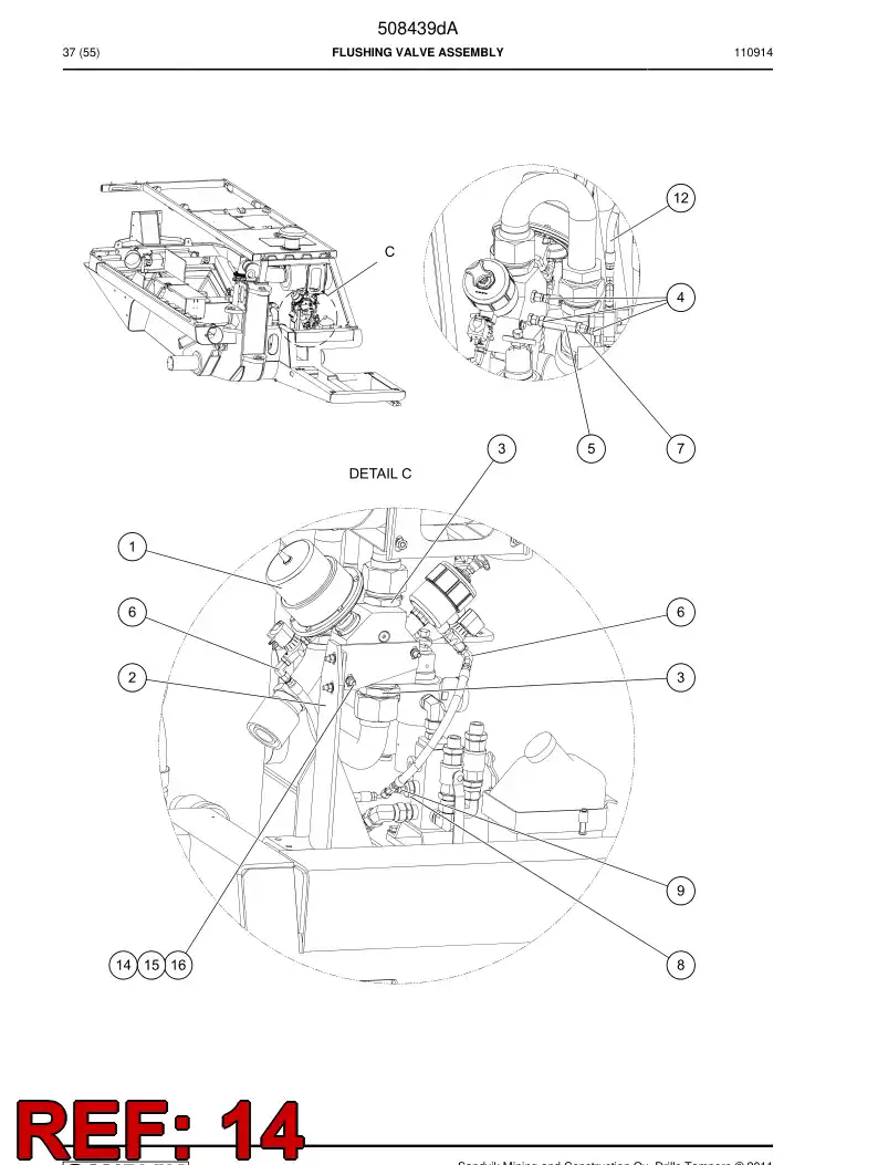 765458 765458 Bolt - Sandvik Technical Drawing