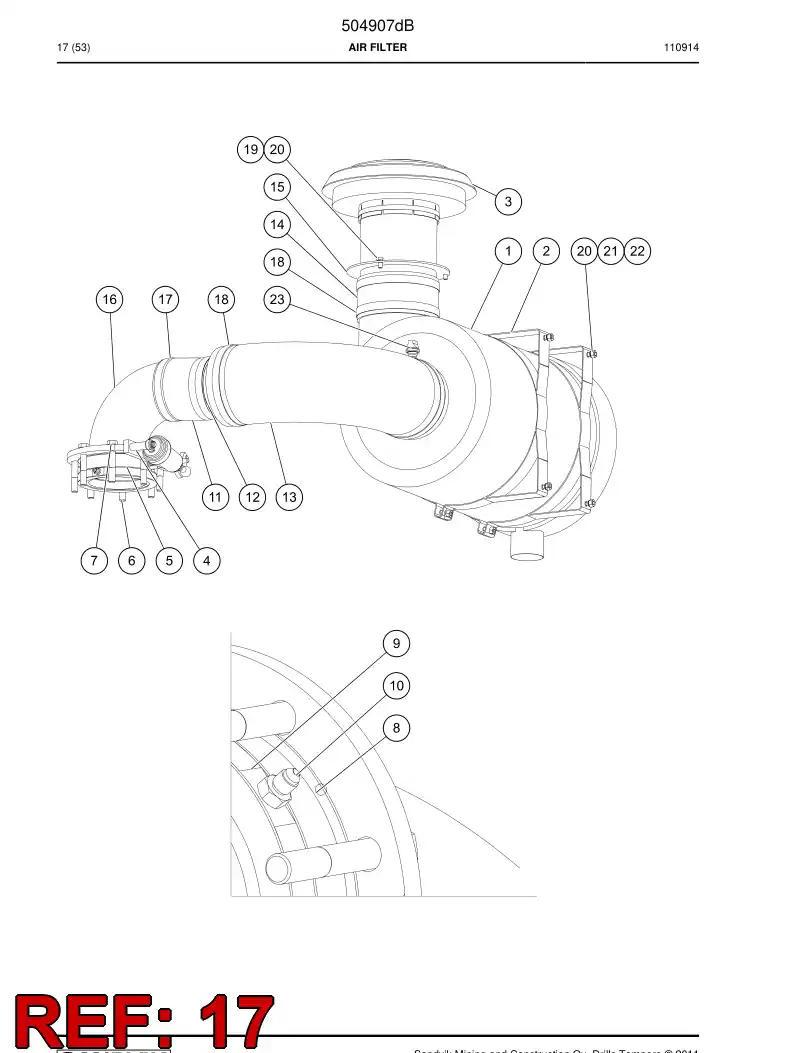 765781 765781 Clamp - Sandvik Technical Drawing