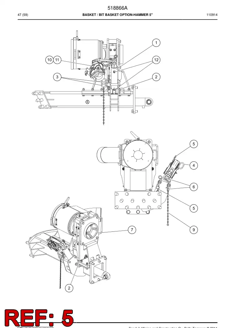 767082 767082 Split pin - Sandvik Technical Drawing